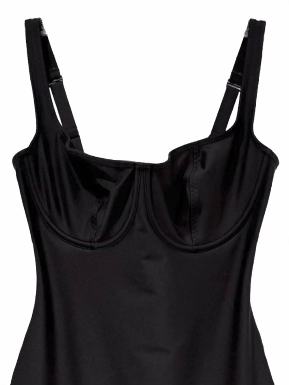 SKIMS Body Halter Midi Dress Onyx Size M - Picture 5 of 12